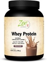 Zen Kosttilskud - Økologisk Græs Fed Whey Protein 19g Per Serving Keto Friendly - Chokolade 32 Oz- Powder