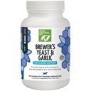 Kun Natural Pet Brewer 's Gær & Hvidløg Chewables - All- Natural Flea & Tick Prevention for Dogs - Forstærket med B Vitamin - fremmer sund hud & Coat - 300 Count Tablet