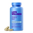 Love Wellness Sparkle Fiber Beeg 124; Fiber tillæg med fordøjelsesbesvær Enzymes Beeg 124; Grønne Superfood Powder & Psyllium Husk Powder Beeg 124; Promoerer Gut sundhed for kvinder