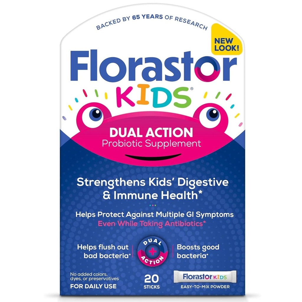 Biocodex Florastor Kids Probiotiske Sacheter, 20 Greve