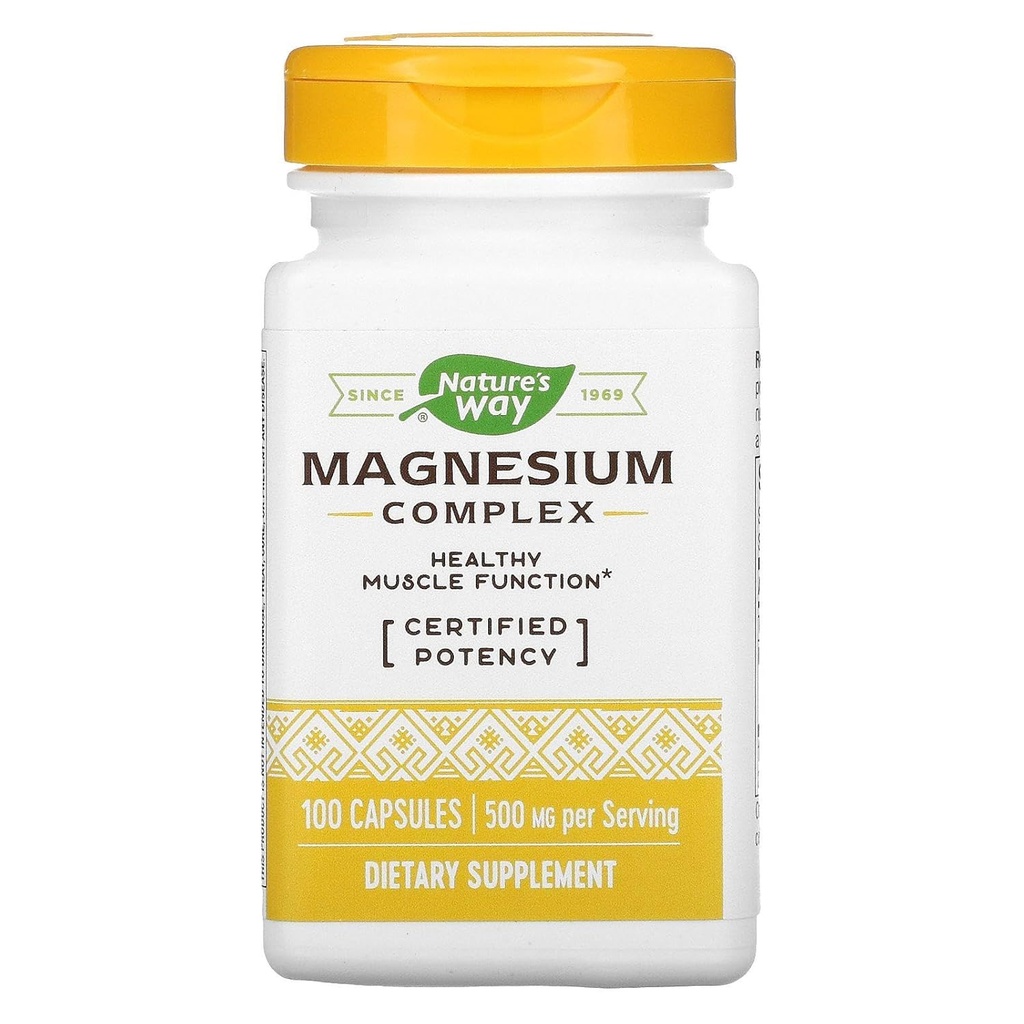 Natures Way Magnesium Complex, 100 ct