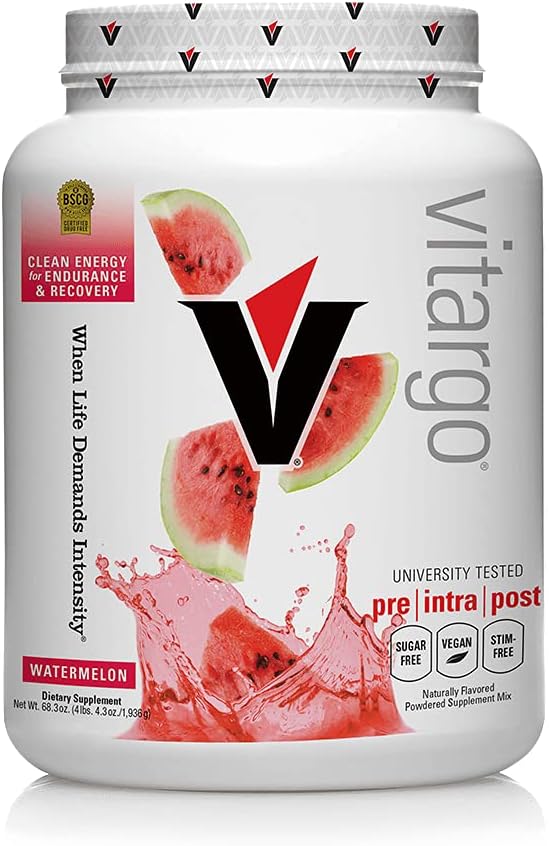 Vitargo Carbohydrate Powder | Feed Muscle Glycogen 2X Faster | 4.27 LB Watermelon Pre Workout & Post Workout | Carb Supplement for Recovery, Endurance, Gain Muscle Mass
