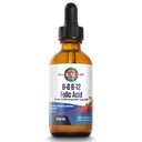 KAL vitamin B- 6 B- 12 folinsyre DropIns, flydende vitamin B supplement dråber, hjerte sundhed, energi, røde blodceller støtte med methyl B12 og methylfolat, naturlige blandet berry flavor, 59 Servere, 2oz