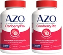AZO Cranberry Pro Urinary Tract Health Supplement 600mg PACRAN, 1 Servering: Mere end 1 glas Cranberry Juice, Sugar Free Cranberry Pills, Non- GMO 100 Softgels (Pack of 2)