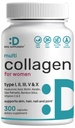Multi Collagen Pills for Women & Men with Vitamin C, E & Biotin, 300 Capsules – Type I, II, III, V, X Hydrolyzed Collagen Peptides – 11 in 1 Formula with Saw Palmetto, Bamboo Silica, & Hyaluronic Acid