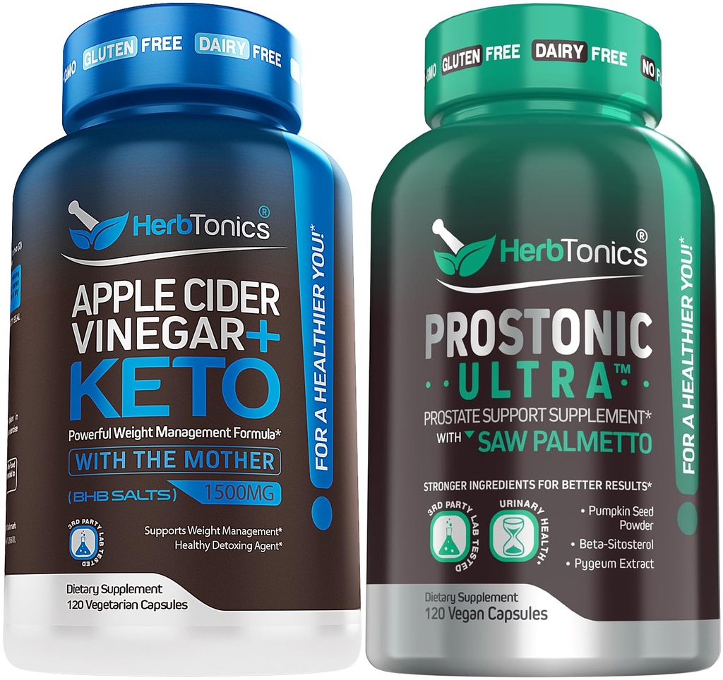 Herbtonics Apple Cider Vincils kapsler Plus Keto BSB