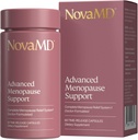 Klinisk provet menopause supplement til vægthåndtering, varme blinker, nat sveder og lav energi nogensinde 124; Komplet multi-symptom menopause supplement til kvinder