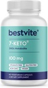 BESTVITE 7- Keto 100 mg DHEA (60 vegetariske kapsler) - Ingen stearater