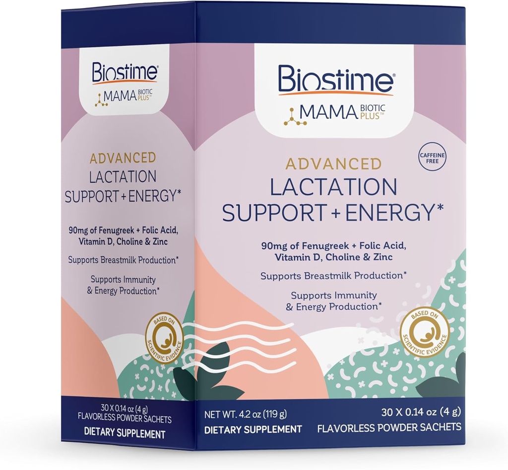 Biostime Mamabiotic Fenugreek Amning Supplement + Energy Vitamin Complex