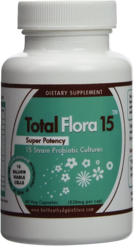 Total Flora 15 60 æg hætter (520mg per hætte)