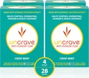 UnCrave Gum - Infunderes med 100% Pure Saffron Extract - Control Cravings - Forbedre mood - Vision Health - Crisp Mint (56 stykker)