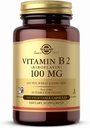 Solgar Vitamin B2 (Riboflavin) 100mg - 100 Vegetabilske kapsler - Non- GMO, Vegan, Gluten Free, Dairy Free, Kosher - 100 Servere