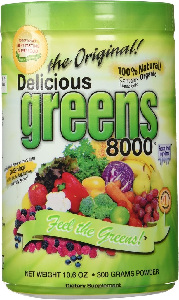 3 Pack - Delicious Green 8000 (10.6 oz) 3 Pack