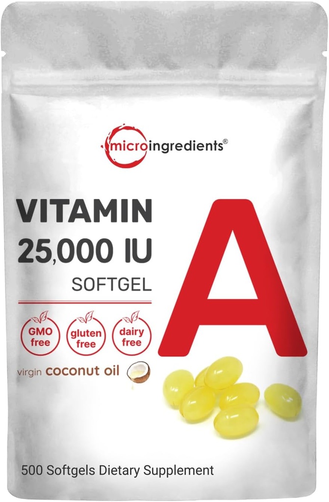 Mikroingredienser Maksimale styrke Vitamin A 25000 IE