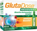 GlutaDosis Inddrivelse Immunitet supplement - flydende vitaminer immunforsvar til børn og voksne, kold & influenza pleje pakke (Glutathione Astragalus Echinacea Acerola) Immunbooster til kvinder Mænd - 12 hætteglas