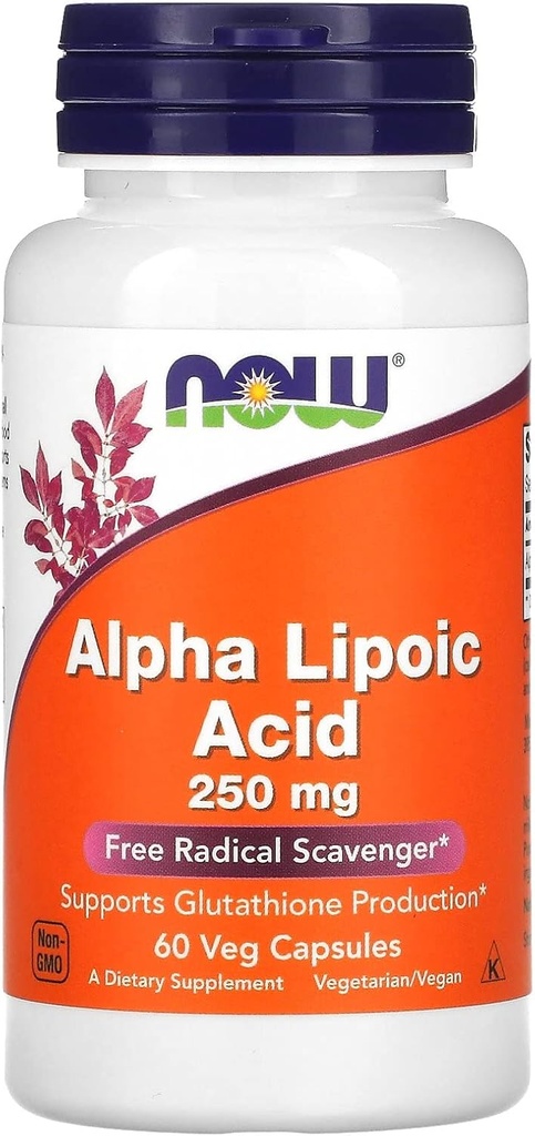 Now Foods Alpha Lipoic Acid 250 mg, 60 CT
