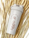 Miljøvenlig vand & Protein Shaker Flaske Lavet med Hvede Straw Fiber, Natural