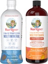 MaryRuth 's Nighttime Multimineral (kokos, 32oz) & Multivitamin Væske + hårvækst (Peach Mango, 30oz)