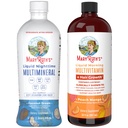 MaryRuth 's Nighttime Multimineral (kokos, 32oz) & Multivitamin Væske + hårvækst (Peach Mango, 30oz)