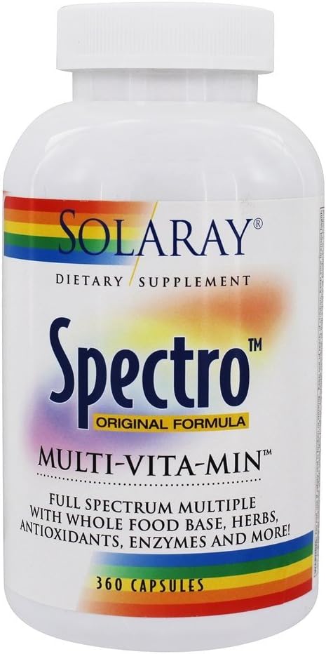Solaray - Spectro Multivitamin - 360 kapsler