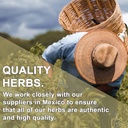 Evergreen Herbs Muicle Kapsler, 450 mg 90 Kapsler - Justicia Spicigera, Desert Honeysuckle, Firecracker Bush, Moyotli, Trompetilla - Tamper Bevis Seal for at sikre friskhed.