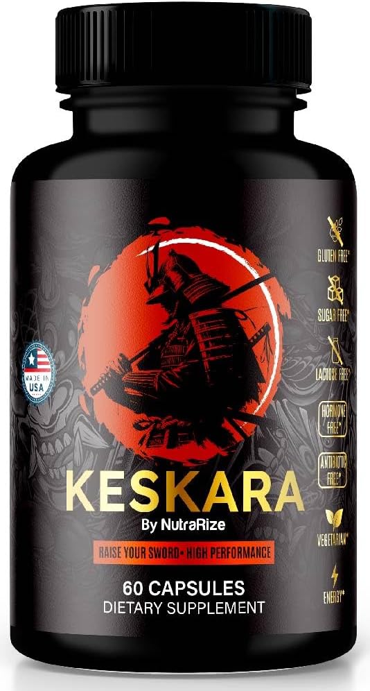 Kesulf piller til mænd, Kesulf kapsler, Kesulf mandlige tillæg, Premium Performance Support, Natural Formel for muskelvækst og samlede sundhed, officielle anmeldelser (60 kapsler)