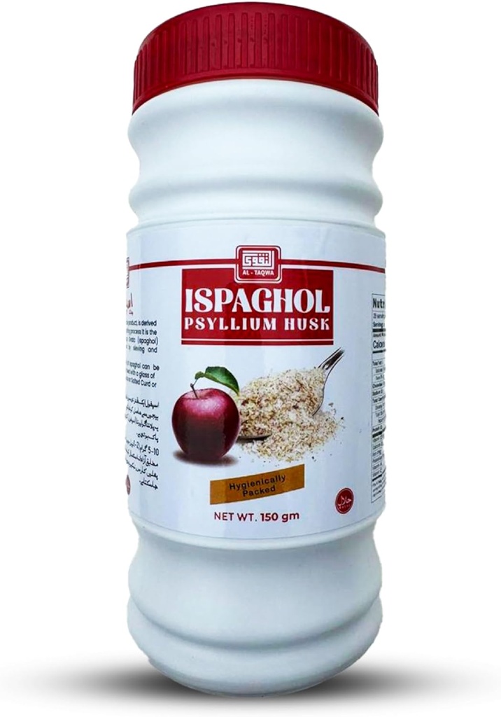 AL- TAQWA Psyllium Husk Powder, Psyllium Husk, Non- Flavored, Psyllium Husk Hel, Psyllium Fiber, Isabgol Psyllium Husk, Ispagol