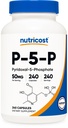 Nutricost P5P Vitamin B6 Supplement 50mg, 240 Kapsler (Pyridoxal- 5 - Phosphat) - Vegetarisk Friendly, Non- GMO, Gluten Free