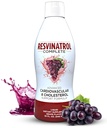 - 32 Fl. Oz. Advanced Liquid Cardiovaskulær & Cholesterol Support Formel - Liquid Resveratrol Supplement fremmer sund aldring, Heart Health & Energy Niveauer
