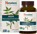 Himalaya Organic Neem, 60 Day Supply - Herbal Acne Supplements Supporting Clear Skin and Detox - USDA Organic, Vegan, Non-GMO, Gluten Free, 600 mg, 60 Caplets