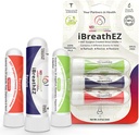 iBreathEZ Nasal Sinus Inhaler Kit Formuleret af ENT Kits med essentielle olier til energi, stress, dekongesting & kold eller allergy Relief (3 Pack)