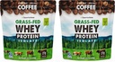 Opportuniteas Grass Fed Coffee Whey Protein Isolate Powder - 27g Protein Powder Without Artificial Sweeteners, 60mg Caffeine, Hormone-Free Cows - 5lb
