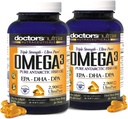 (Pakke af 2) Wild Omega 3 Fish Oil DPA Supplement 2.900 Milligram, EPA- DPA- DHA, SoftGels