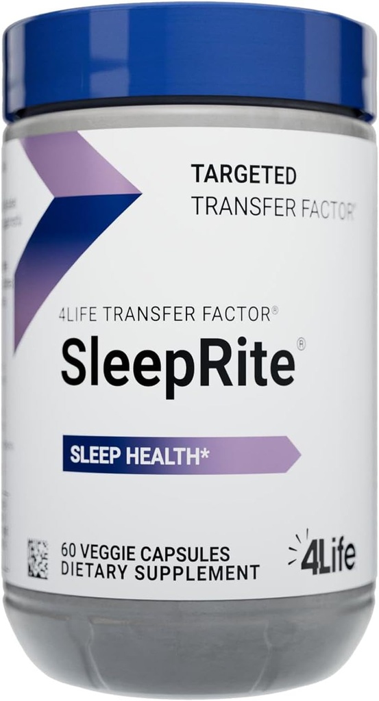 4Life Transfer Factor SleepRite - All- Natural Immunation and Sleep Support med GABA og melatonin - 60 kapsler