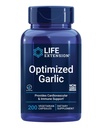Life Extension Optimeret hvidløg, standardiserede kapsler til hjerte sundhed, immunstøtte, cellular afgiftning og sund trombocytfunktion, Gluten- fri, Non- GMO, Vegetar, 200 kapsler
