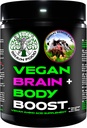 Vegan Brain & Body Boost: Cherry On Top of A Plant- Based Lifestyle Note 124; Working Intelligence Note 124; Anti- Aging Note 124; Physical Fitness Note 124; Vegan Amino Acids - Creatin, Taurine & Beta Alanine