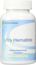 Nutra BioGenesis - Ultra Hematinc - Jern, B Vitaminer og kobber til jernabsorption, RBC Support and Energy - 60 Kapsler