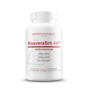 Bioteknologi Forskning ResveraSirt HP Formuleret af Dr. Mark Houston, Trans Resveratrol, Quercetin, Øge Sirtuin Aktivitet, Cardiovaskulær Support, Heart Power, Vaskulære Support, 120 Kapsler