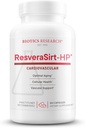 Bioteknologi Forskning ResveraSirt HP Formuleret af Dr. Mark Houston, Trans Resveratrol, Quercetin, Øge Sirtuin Aktivitet, Cardiovaskulær Support, Heart Power, Vaskulære Support, 120 Kapsler