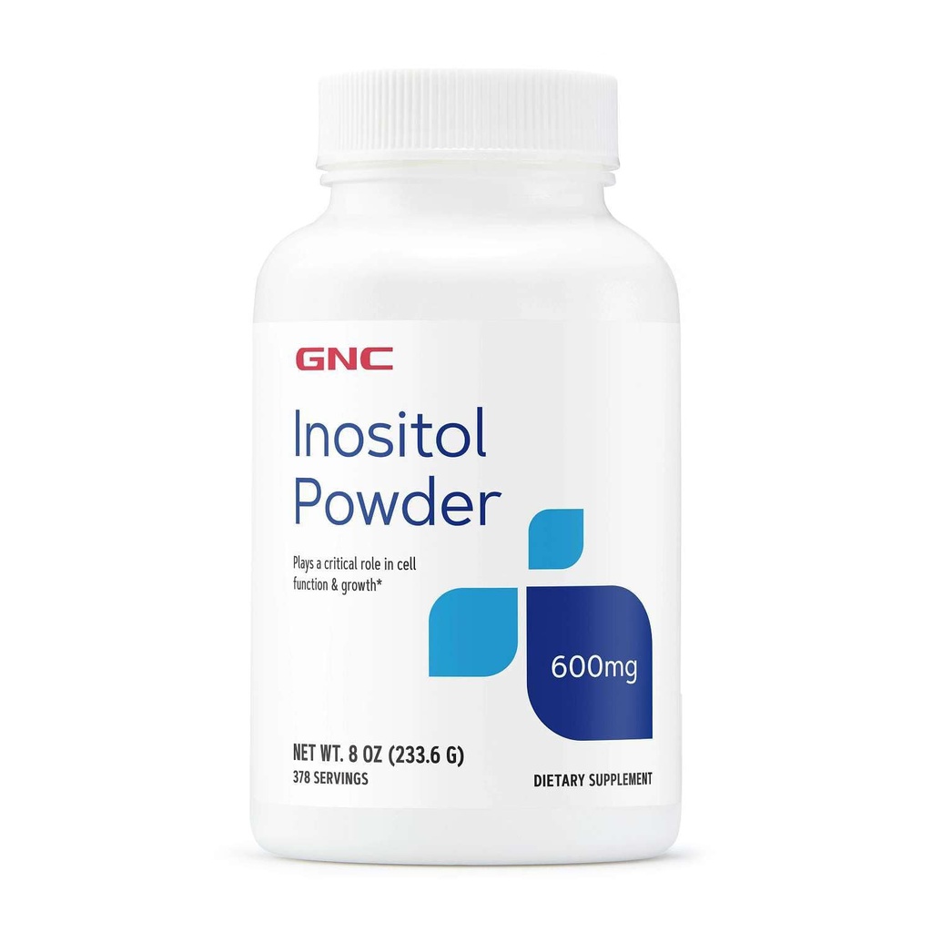 GNC Inositol Powder 600 mg, spiller kritisk rolle i cellefunktion og vækst, 378 Servere