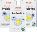 (Pakke med 3) Hi Well Premium Probiotika 60Vegetarkapsler