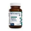 Metagenics E- 400 Selenium Supplement - Vitamin E & Selenium Antioxidant Formel med Calcium & Phosphorus - Understøtter immunforsvar, hud, øje & cellulær sundhed * - Glutenfri, Vegetar - 60 tabletter