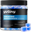 Creatin monohydrat Fyldt Gummies, Creatin monohydrat tygger til mænd og kvinder, ekstra styrke for muskelvækst, blåbær flavor, 60 tyggetabletter, 1 måned Tilgang