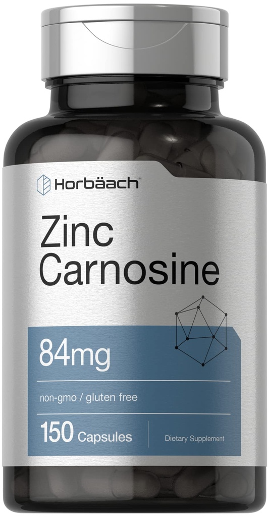 Horbäach Zink Carnosine Supplement Note 124; 84mg per kapsel