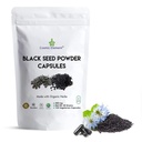 Kosmisk Element 100% Pure Black Seed Powder Kapsler Organic - Vegan Nigella Sativa 450mg Black Cumin Frø per servering for sundhed - 120 Kapsler