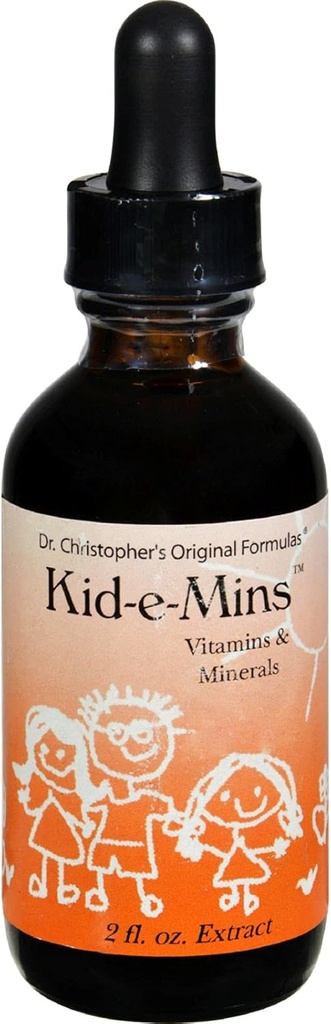 Dr. Christopher 's Kid- e- Mins Vitamin og Min Orange - 2 fl oz