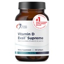 Design for sundhed D- Evail Supreme - 5.000 IE D3- vitamin supplement med VIT K (K1, K2 som MK-4) + GG - Bone, Cardiovaskulær + immunforsvar - Forbedret biotilgængelighed (60 Softgels)