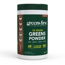 Green First Original Green Powder - 49 Superfoods - Organic Fruits & Veggies - Prebiotika, Probiotika & fordøjelsesenzymer - Antioxidant Smoothie - Dairy Free, Vegan, Non- GMO (Chokolade, 30 Servere)