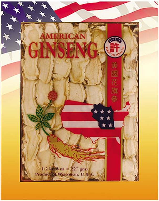 Hsu 's Ginseng SKU 126- 8 DBU 124; Blandet Medium- Large Slices