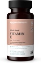 Elementer - Whole Food Vitamin C, 95% Whole Food Source, Kost og andre ingredienser afledt af hele fødevarer, non-GMO verificerede ingredienser, vegan certificeret, og glutenfri, 60 kapsler